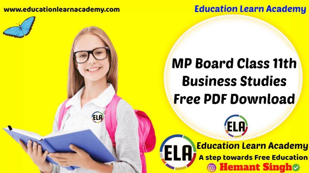 MP Board Class 11th Business Studies Important Questions with Answers 3 MP Board Class 11th Business Studies Important Questions With Answers