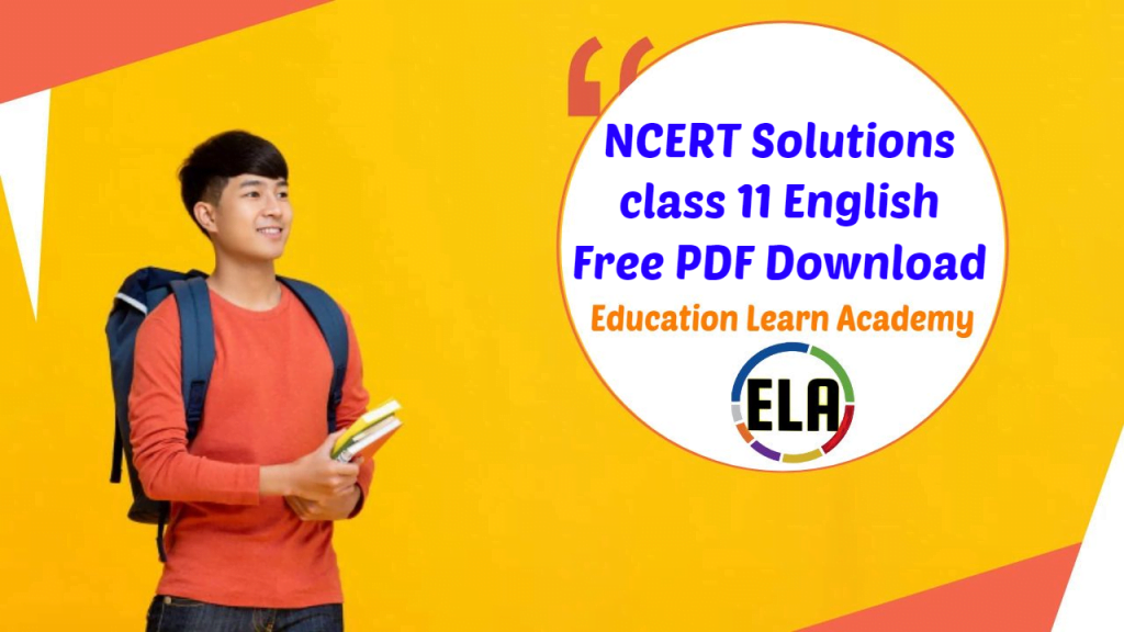 NCERT Solutions Class 11 English PDF