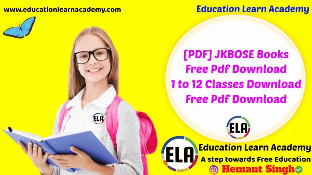 [PDF] JKBOSE Books Free Pdf Download by SCERT 1 to 12 Classes Download