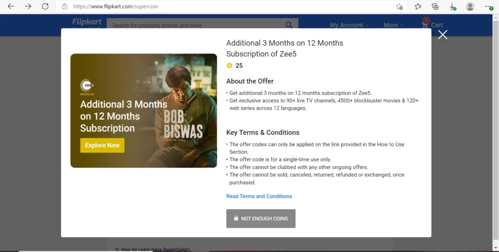 Flipkart SuperCoins