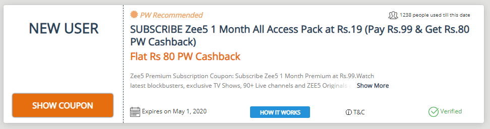 How To Get ZEE5 Premium Membership For FREE + ₹40 In Bank Account | 1 Month